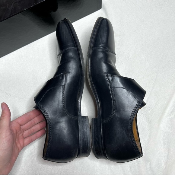 Magnanni LENNON Single Monk Strap Loafers Black Leather Mens Shoes 21447 - Picture 5 of 10